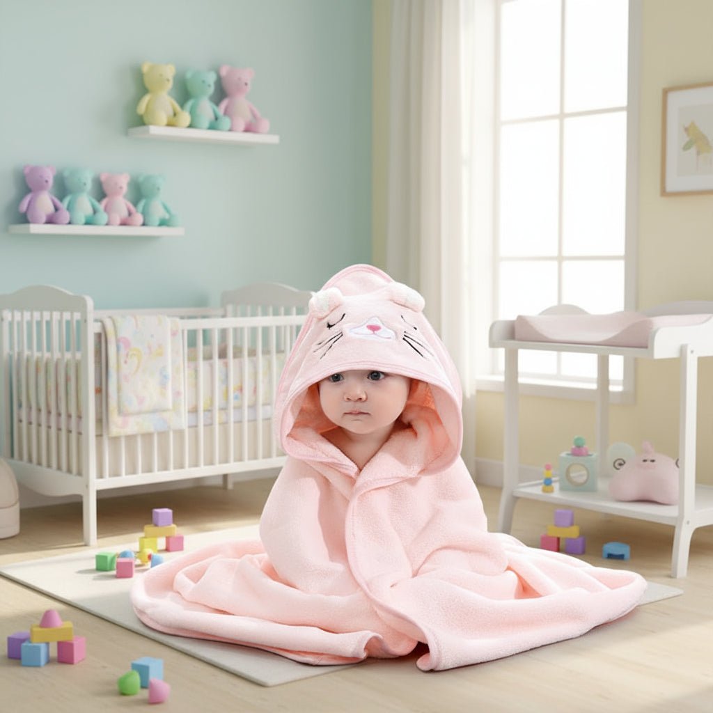 Asciugamano Morbido per Neonati CuddleCloud per Asciugatura Delicata e Coccole Calde
