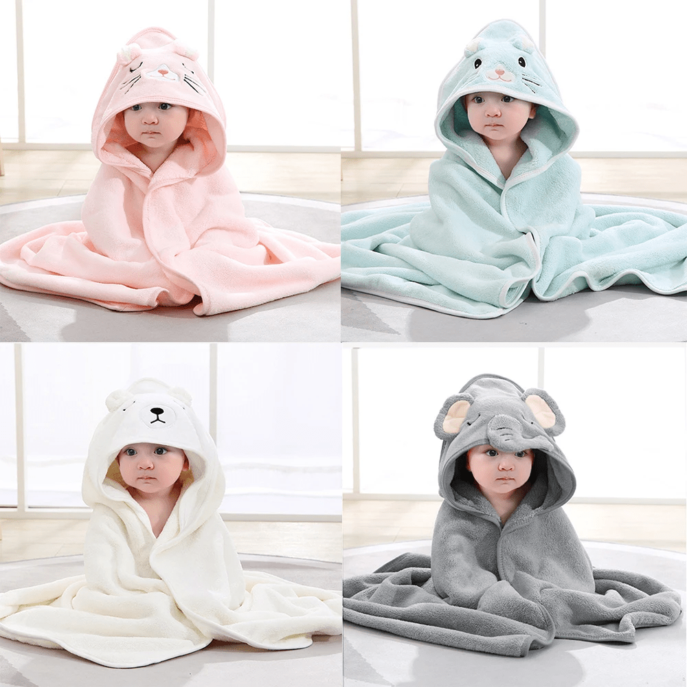 Asciugamano Morbido per Neonati CuddleCloud per Asciugatura Delicata e Coccole Calde