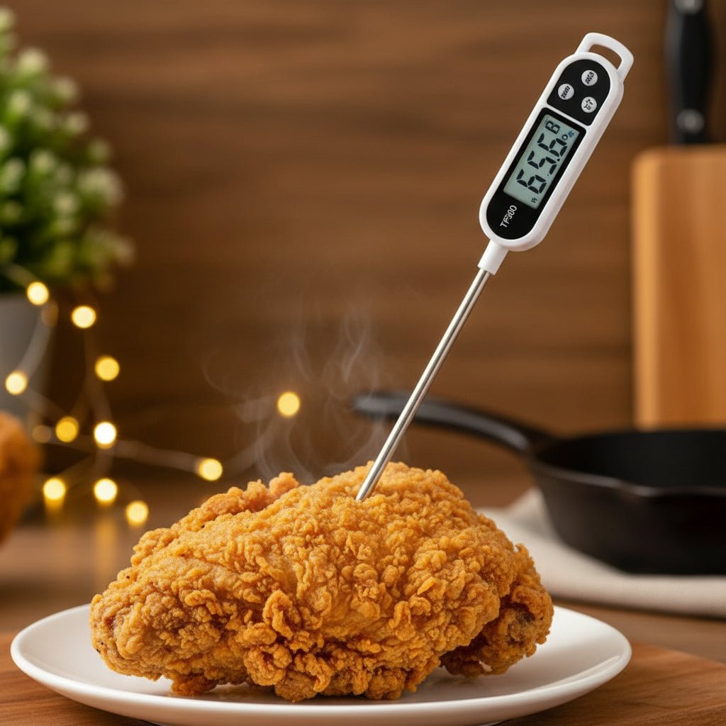 QuikTemp Digitales Küchenthermometer mit Sofortanzeige für präzises Kochen