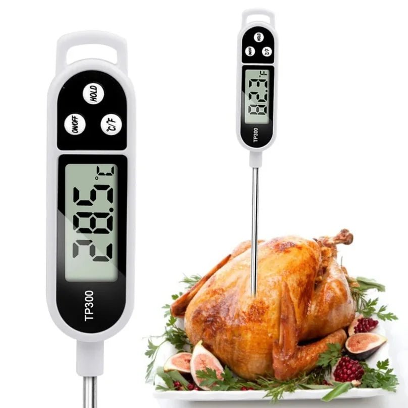 QuikTemp Digitales Küchenthermometer mit Sofortanzeige für präzises Kochen