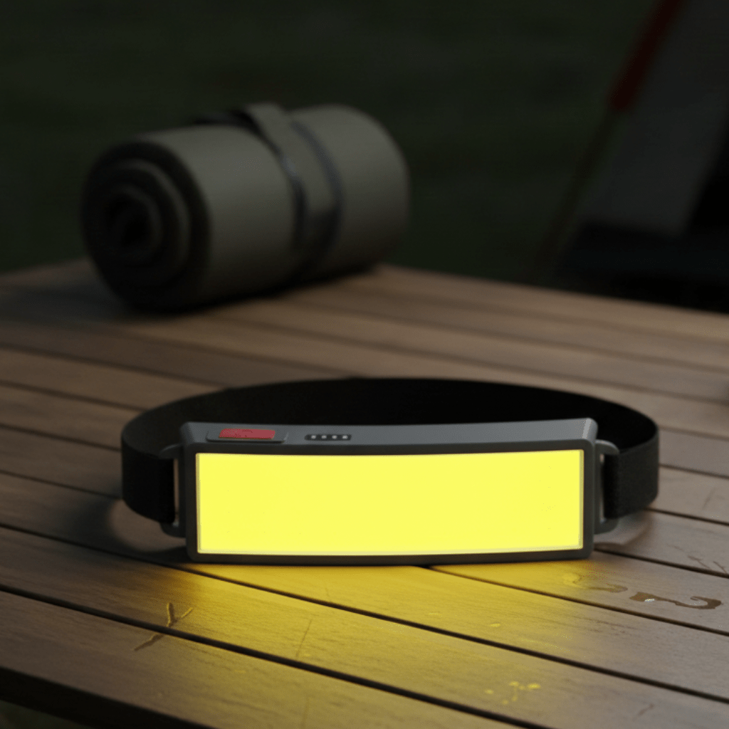 Luma Trail 3-režimová COB LED outdoorová čelovka s 40-LED reflektorem