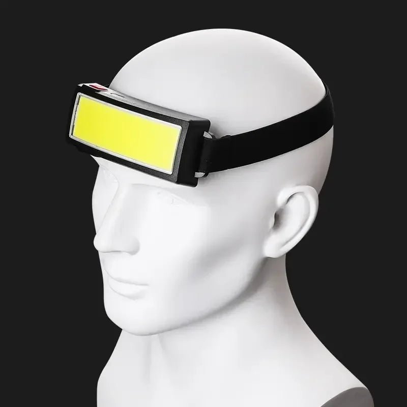 Luma Trail 3-režimová COB LED outdoorová čelovka s 40-LED reflektorem