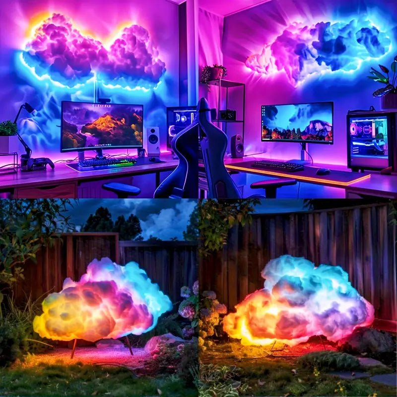 Lámpara LED Inteligente CloudNova para Nube con Ambiente Reactivo a la Música