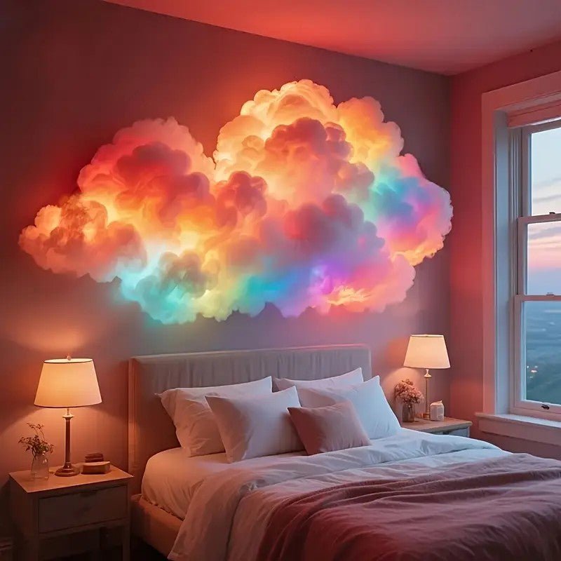 Lámpara LED Inteligente CloudNova para Nube con Ambiente Reactivo a la Música