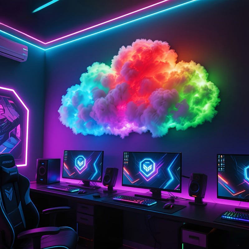 Lámpara LED Inteligente CloudNova para Nube con Ambiente Reactivo a la Música