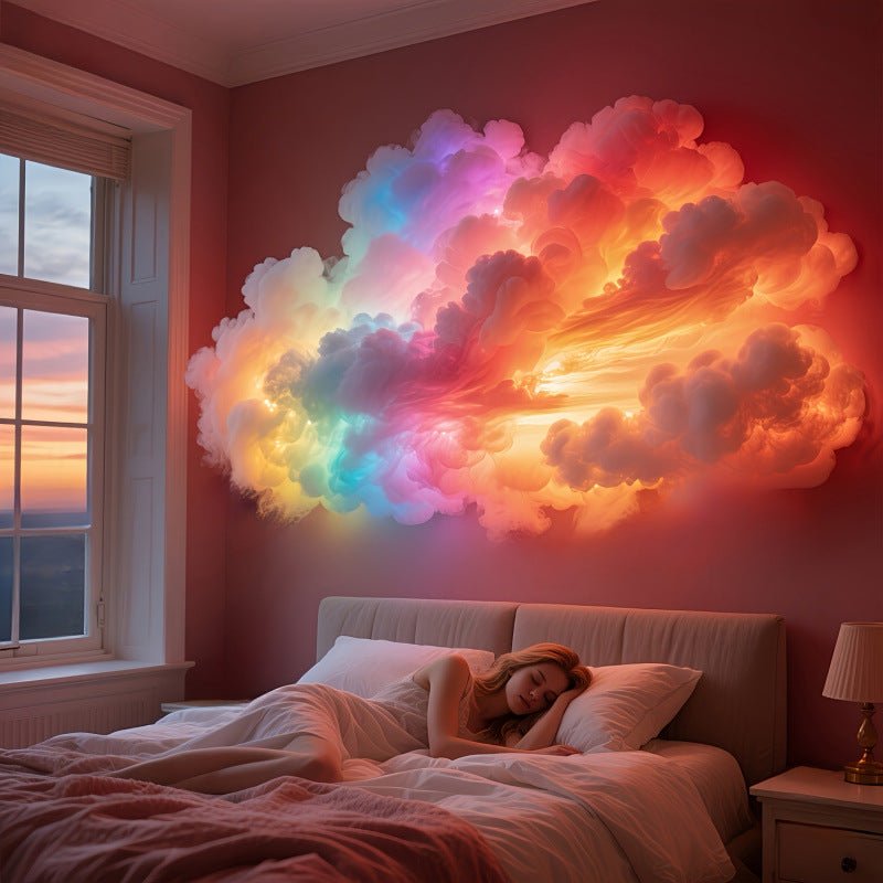 Lámpara LED Inteligente CloudNova para Nube con Ambiente Reactivo a la Música