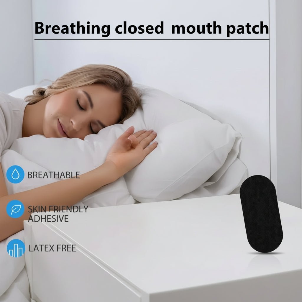 SomniEase 90 Pieces Anti Snoring Mouth Strips And Breathing Stickers For Sleep