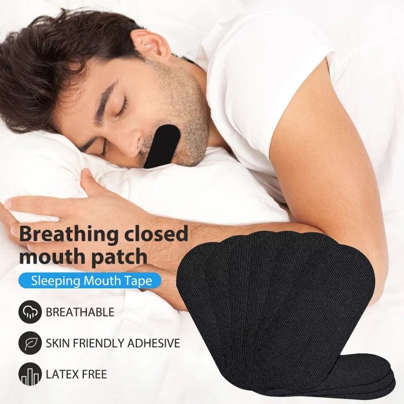 SomniEase 90 Pieces Anti Snoring Mouth Strips And Breathing Stickers For Sleep