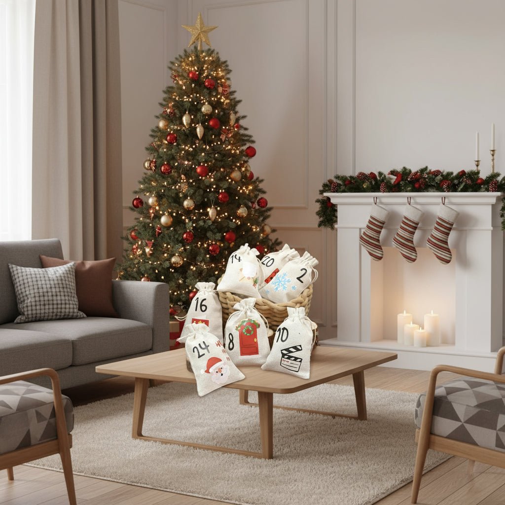 SweetGlow Advent Bags – 24 Candy Bags for Sweet Advent Surprises