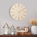 Orologio da Parete in Legno Senza Cornice QuietLine in Stile Minimalista Scandinavo