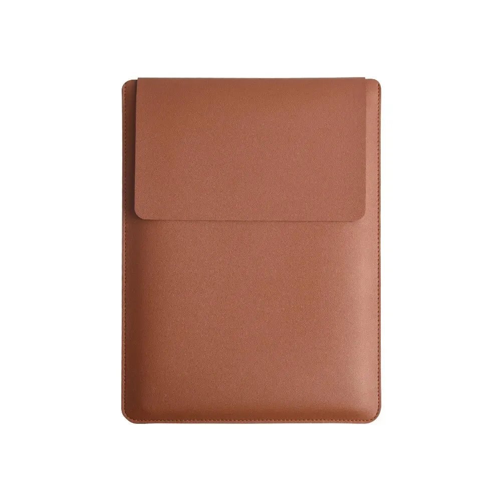 AeroGuard Elegant PU Laptop Sleeve With Plush Interior For Stylish Protection