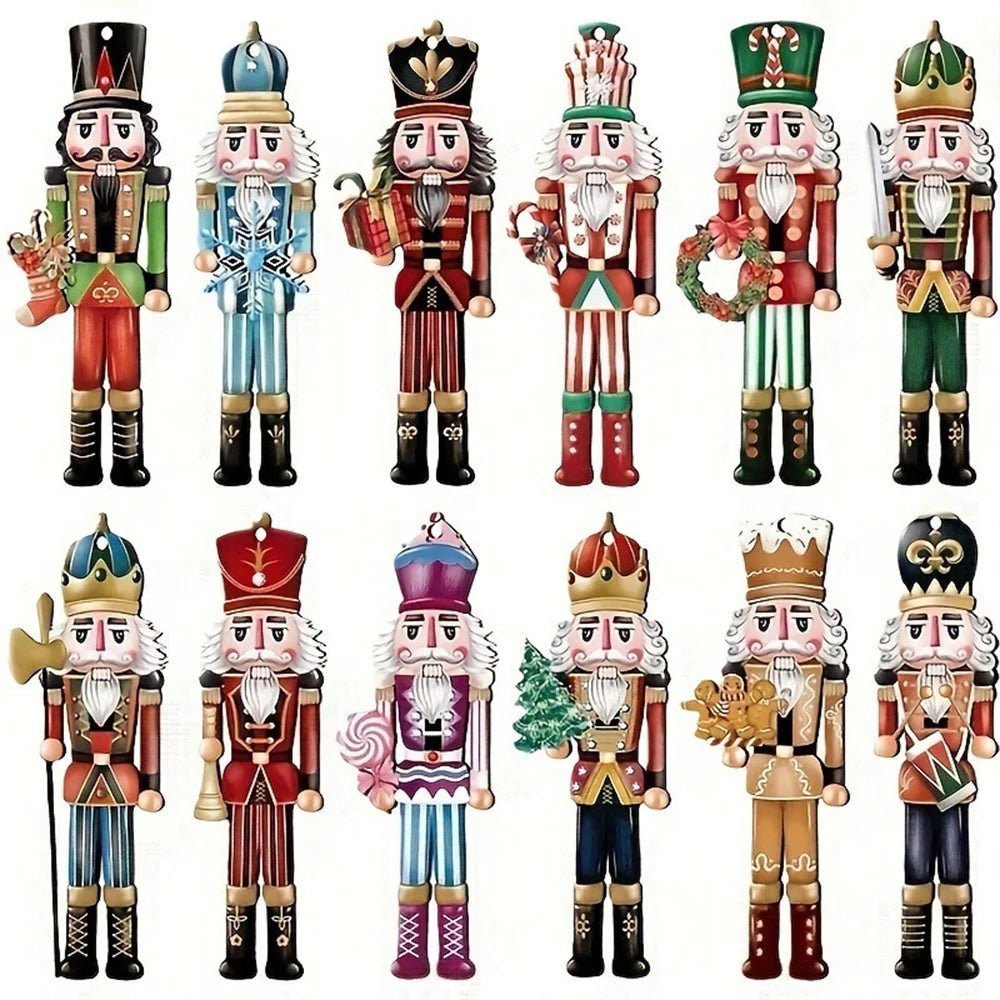 Regal Crest Elegant Nutcracker Soldier Set With Festive Finish