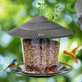 Comedero Automático para Pájaros AviaryFlow con Dispensador de Nueces de Múltiples Orificios