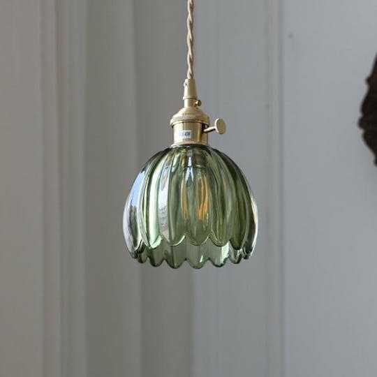 LumaFlora Vintage Glass Pendant Lights for Warm Home Glow