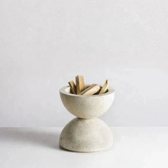 Marble Stone Incense Burner With Cave Hole Design In 7 Colours