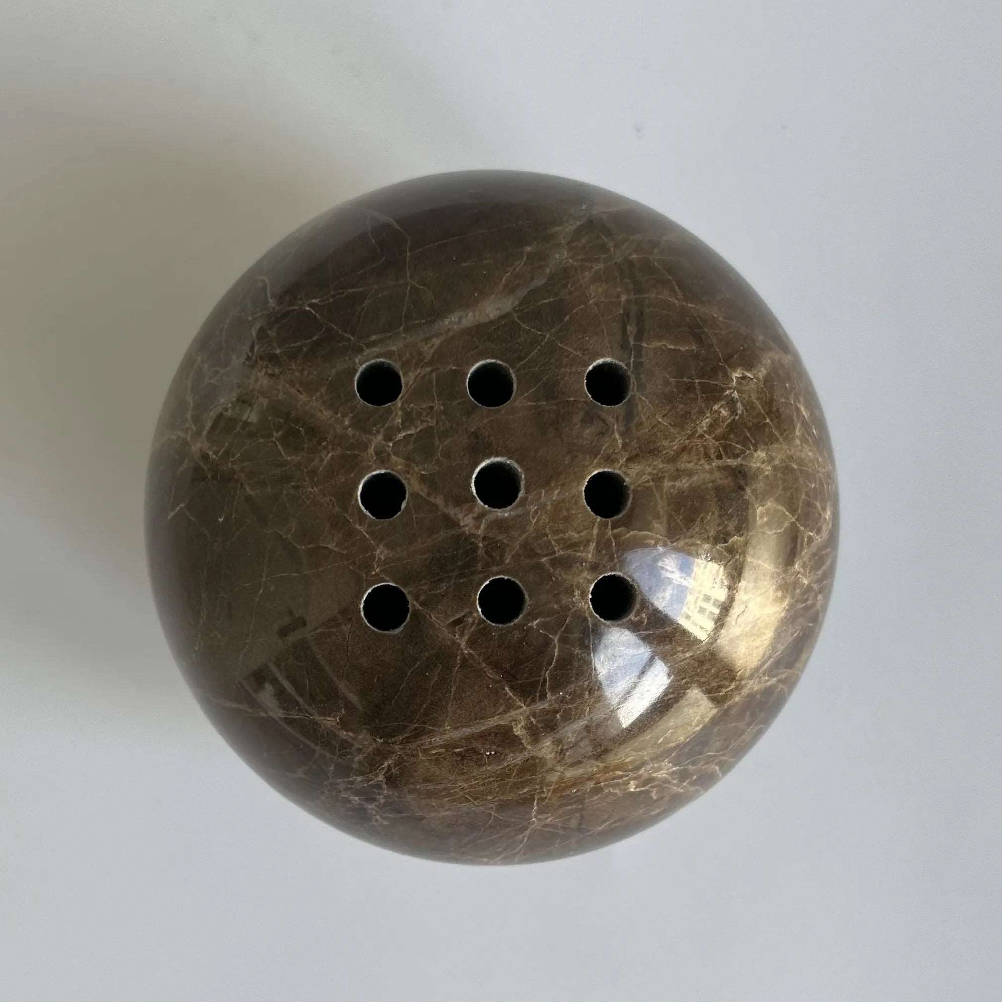 Marble Stone Incense Burner With Cave Hole Design In 7 Colours
