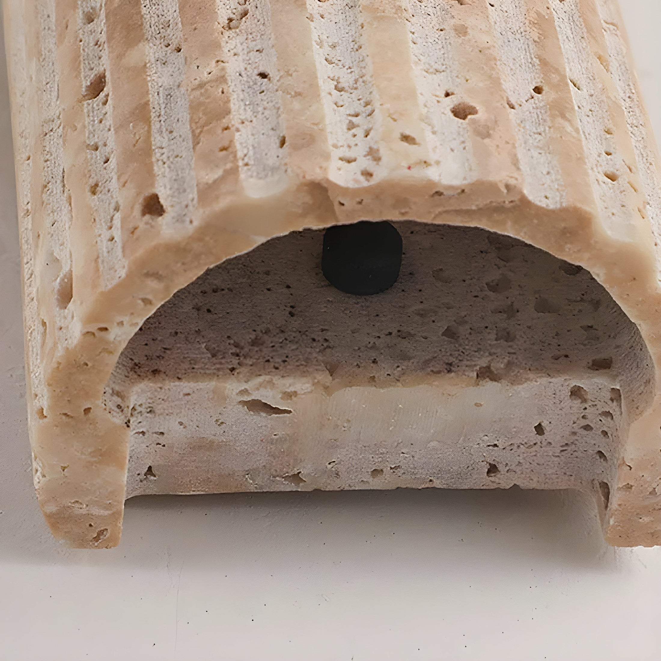 Aurora Natural Stone Wall Light With Warm Indoor Glow For Cozy Homes