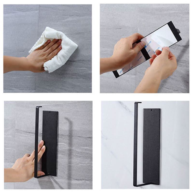 IronNest Mount Robust Paper Towel Holder With Iron Construction Easy To Install