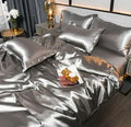 Lunara Satin Dynebetræk Fra Elegant Luksus Sengetøjsserie