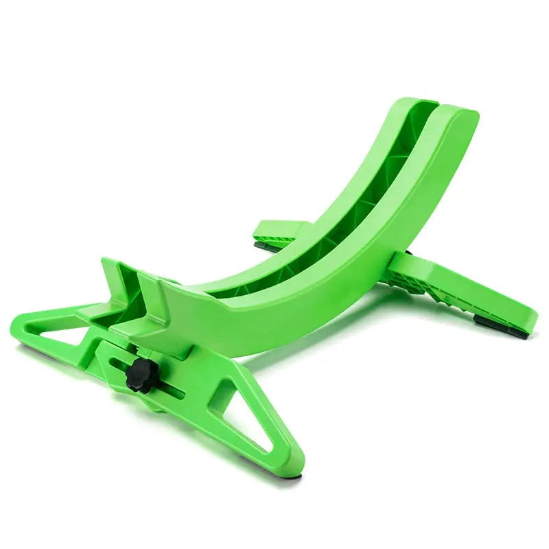 Suporte de Bicicleta em Plástico ABS para Estacionamento Interior, Compatível com Pneus de 30-80 mm, Preto e Verde