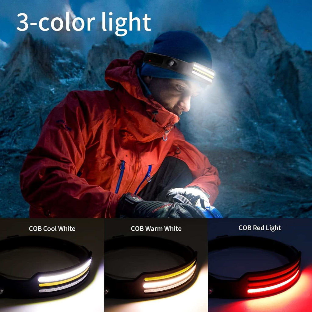 NovaPulse 1500 lumen pandelampe til sport og sikkerhed