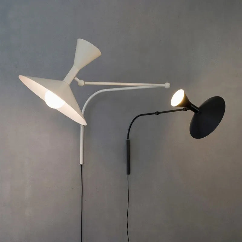 Nástěnné svítidlo Asteria Nordic Swing s otočným ramenem | Fervei