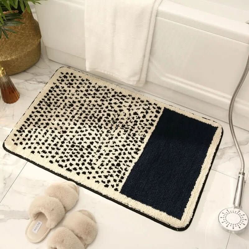 LuxMat Soft Bath Mat With Non Slip Backing For Elegant Bathroom