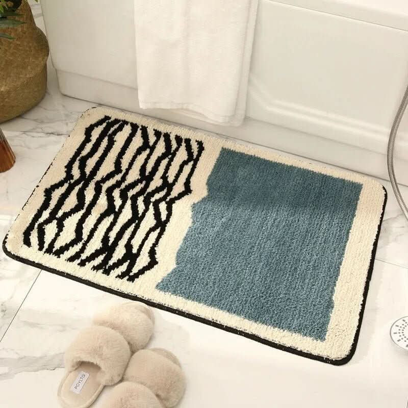 LuxMat Soft Bath Mat With Non Slip Backing For Elegant Bathroom