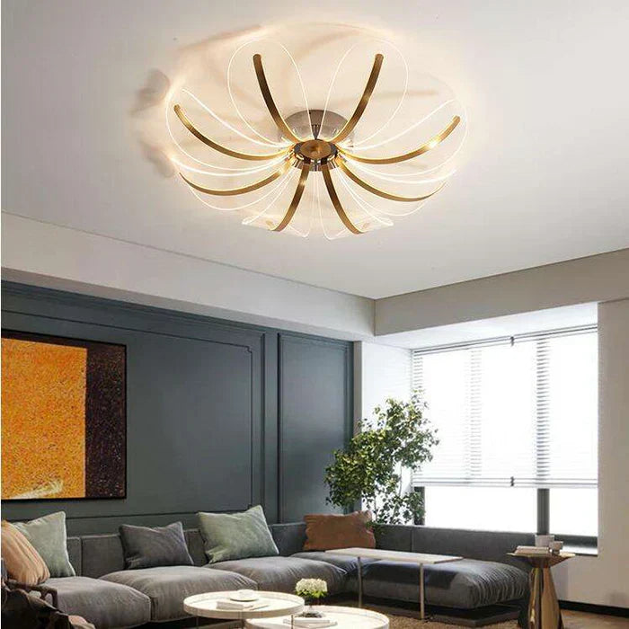 BloomLume LED Flower Ceiling Light for Warm Ambience
