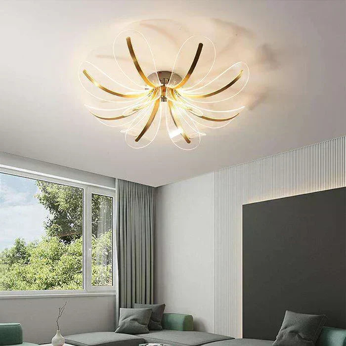 BloomLume LED Flower Ceiling Light for Warm Ambience
