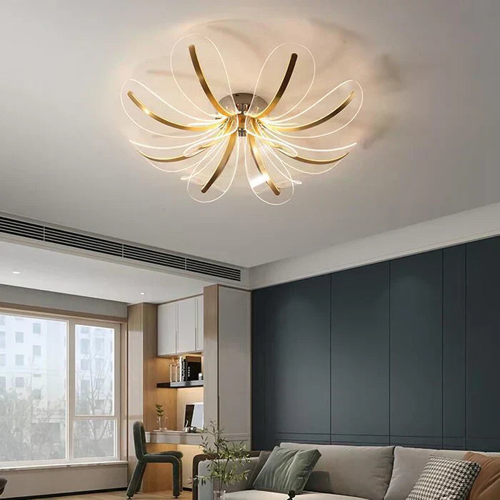 BloomLume LED Flower Ceiling Light for Warm Ambience