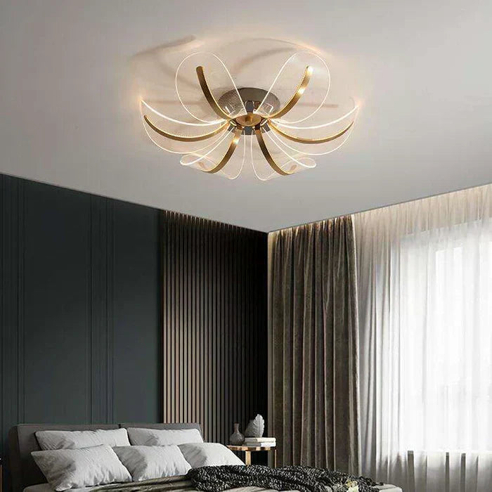 BloomLume LED Flower Ceiling Light for Warm Ambience
