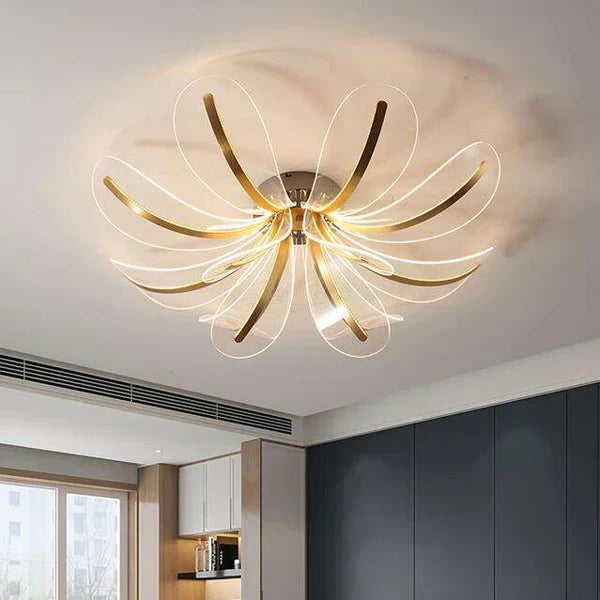 BloomLume LED Flower Ceiling Light for Warm Ambience