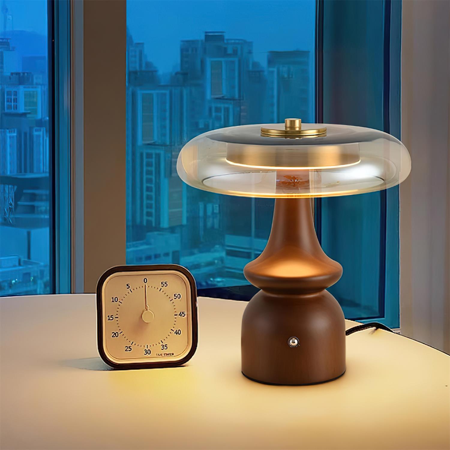 LumaNova Minimalist Table Lamp for Ambient Lighting