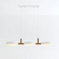 NovaLeaf Wood Disk LED Pendant Light for Modern Spaces