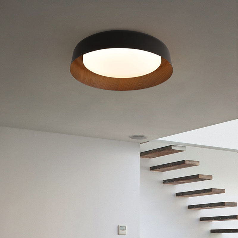 Horizon Willow Holzoptik Wabi-Sabi LED-Deckenleuchte für Schlafzimmer