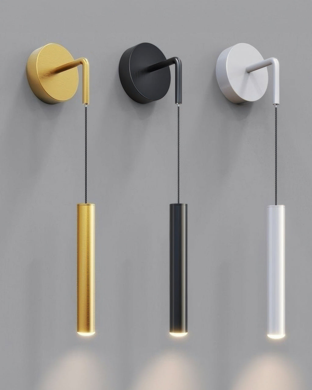 Modern Cylinder LED Wall Sconce Mount Lamp For Hallways And Living Areas