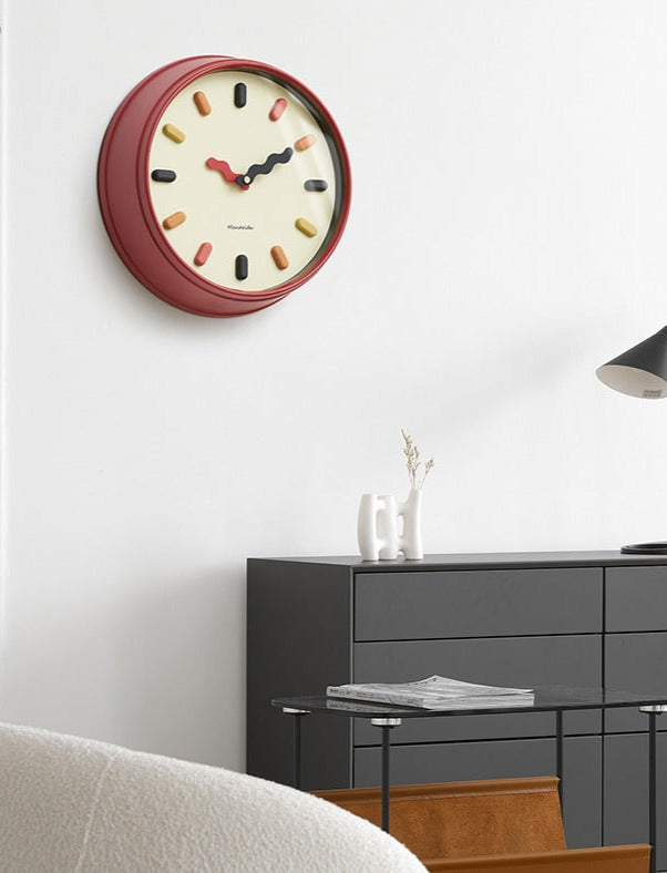 Nordic 3D tichý nástěnný hodiny s ekologickým moderním designem do obývacího pokoje