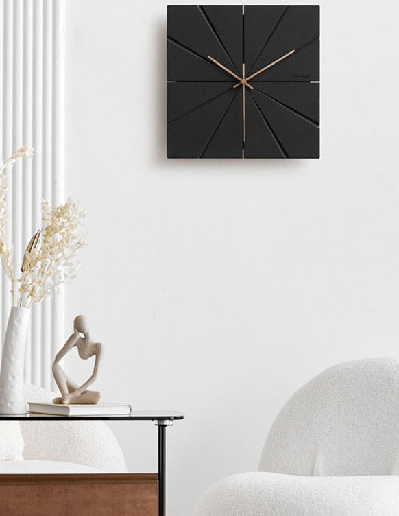 Quiet Contemporary Wall Clock For Living Room Decor With Silent Operation