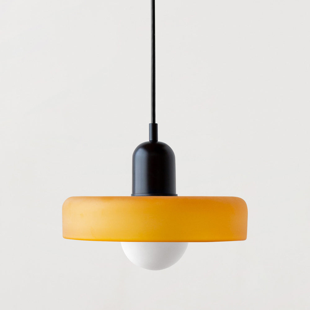 Bauhaus Colored Glass Pendant Light For Modern Homes