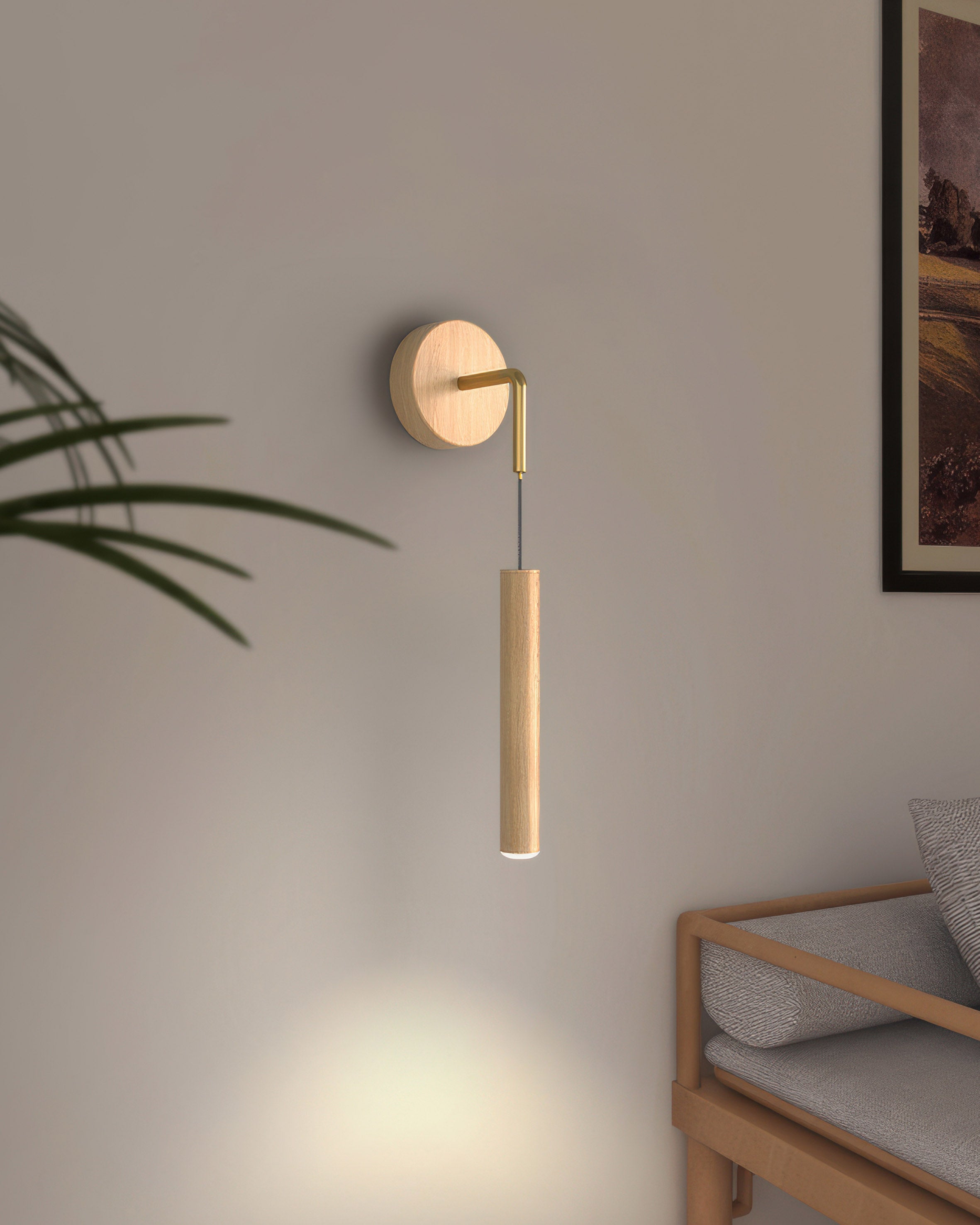 Modern Cylinder LED Wall Sconce Mount Lamp For Hallways And Living Areas