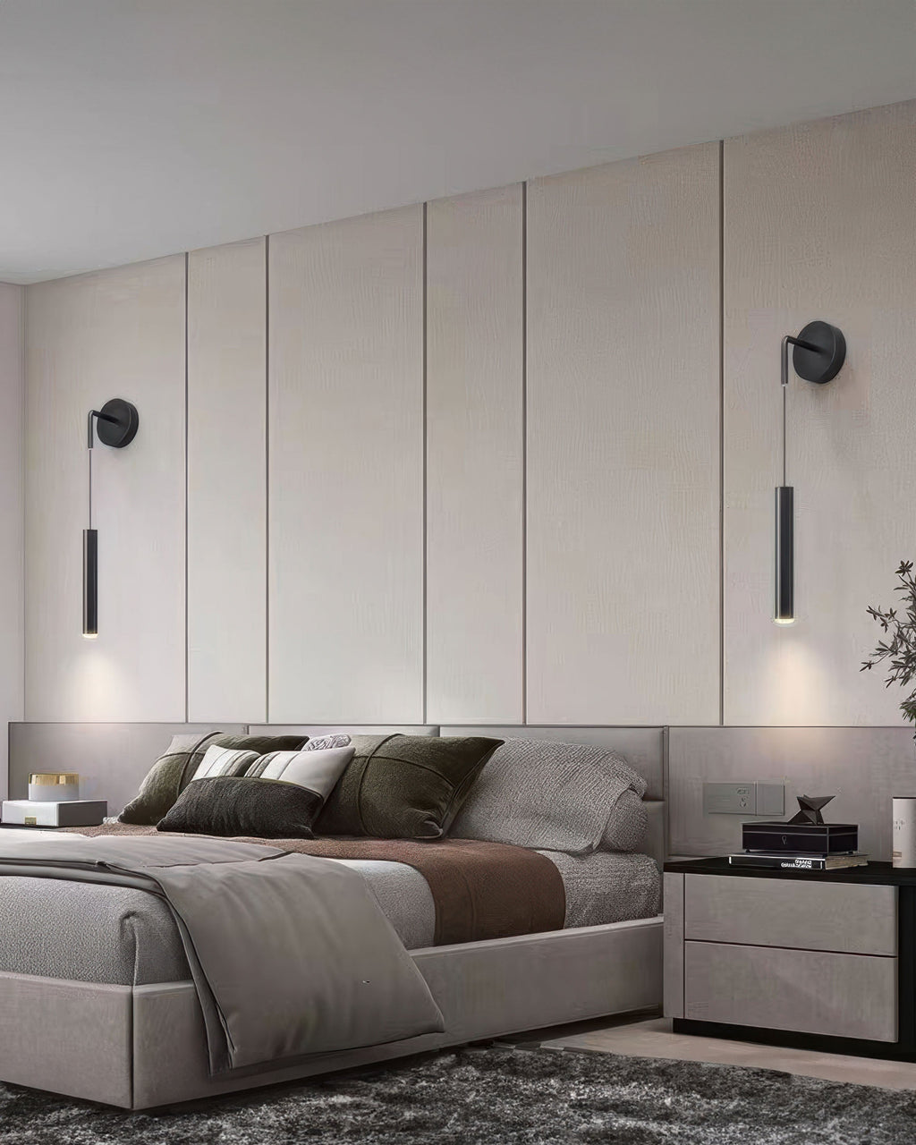 Modern Cylinder LED Wall Sconce Mount Lamp For Hallways And Living Areas