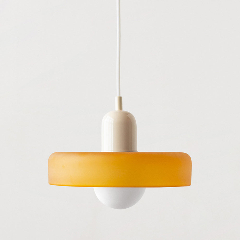 Bauhaus Colored Glass Pendant Light For Modern Homes