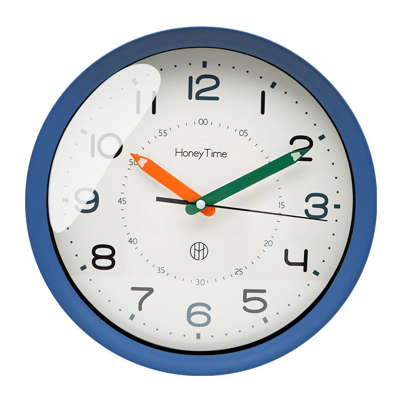StilKids 12-Inch Quiet Wall Clock For Kids' Rooms And Classrooms