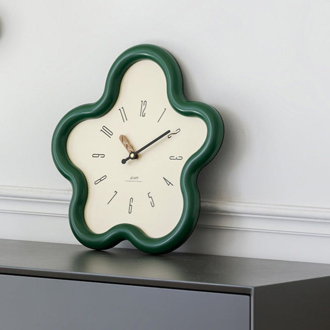 3D Bloemenpendelklok met Stil Sweep Eco-vriendelijke Slaapkamerdecoratie