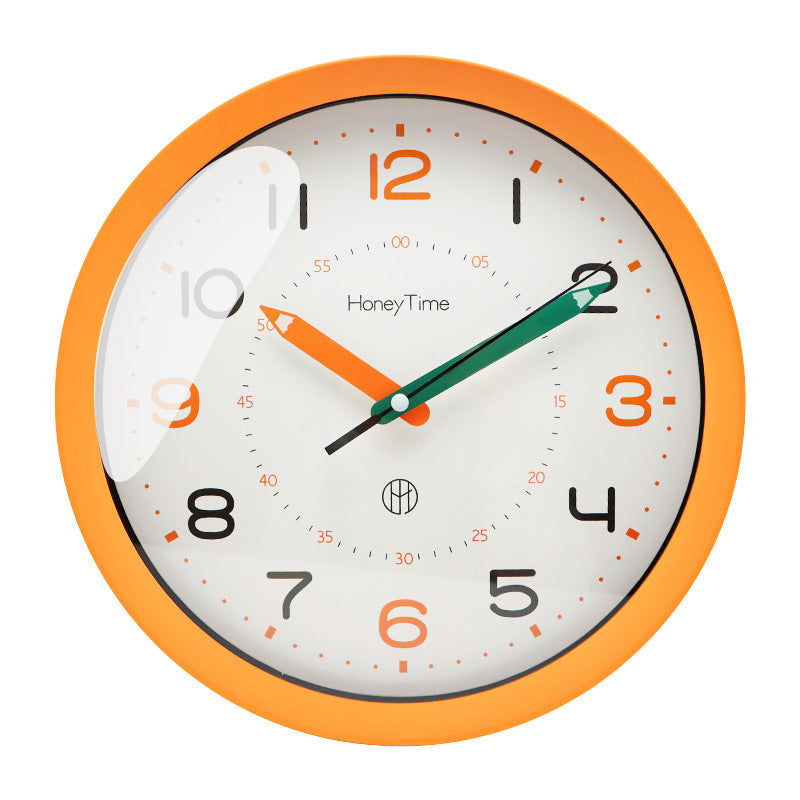 StilKids 12-Inch Quiet Wall Clock For Kids' Rooms And Classrooms