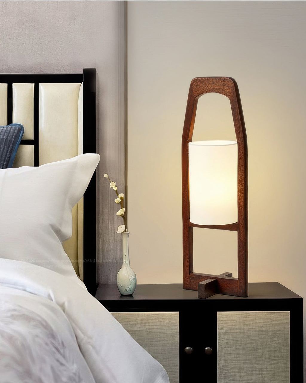 Zen Inspired Retro Japanese Wood Floor Lamp For Modern Living Rooms