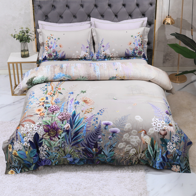 Set di biancheria premium in cotone egiziano per copripiumino