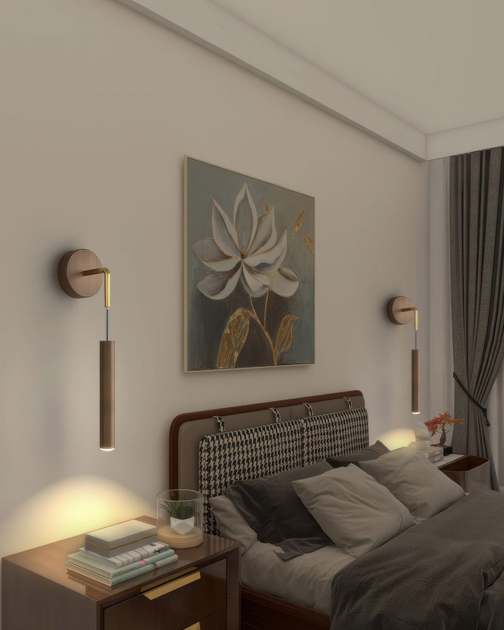 Modern Cylinder LED Wall Sconce Mount Lamp For Hallways And Living Areas