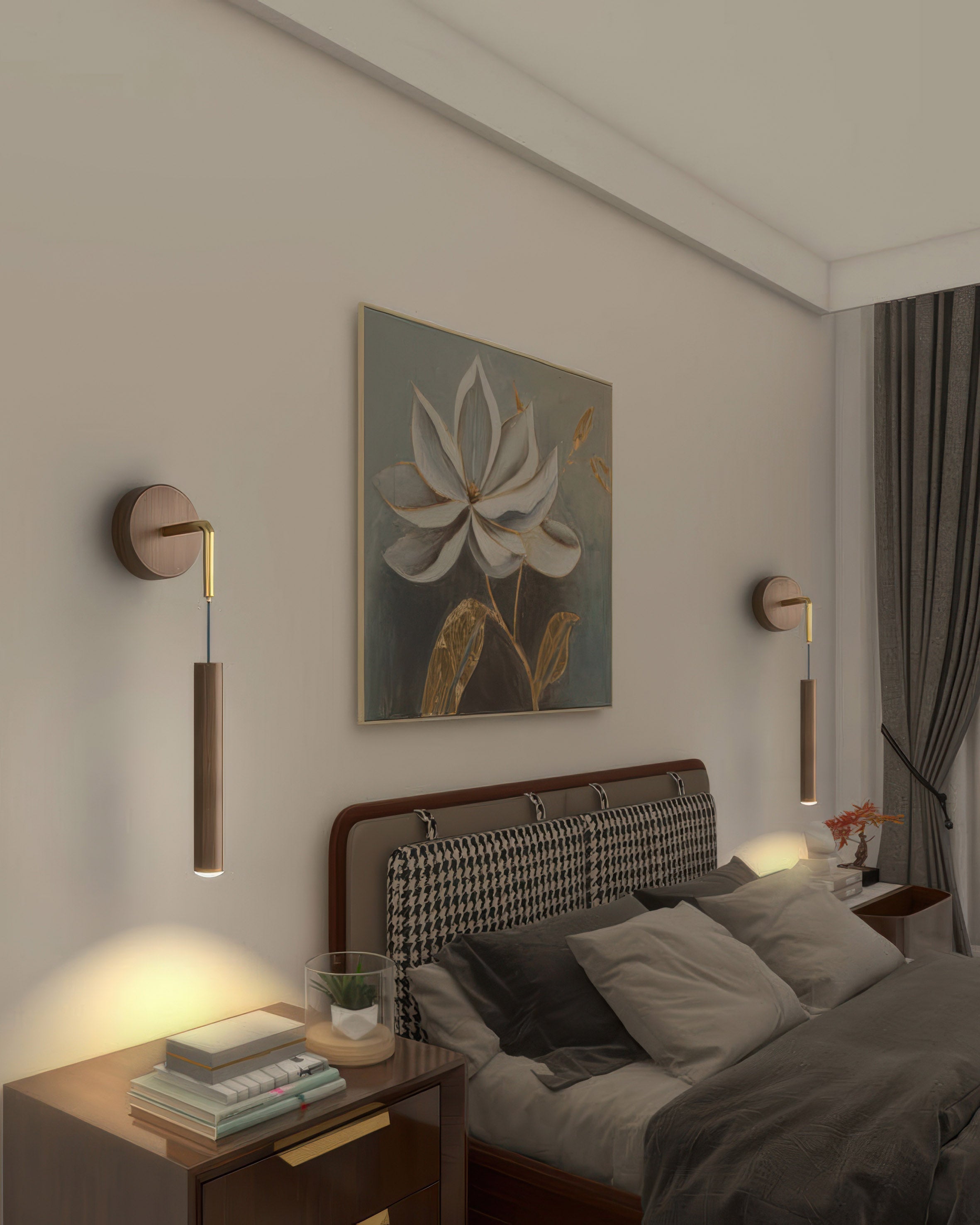 Modern Cylinder LED Wall Sconce Mount Lamp For Hallways And Living Areas